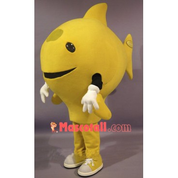 Yellow Fish Mascot Costume