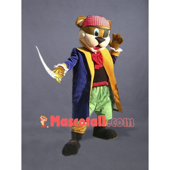 Pirate Bear Mascot Costume