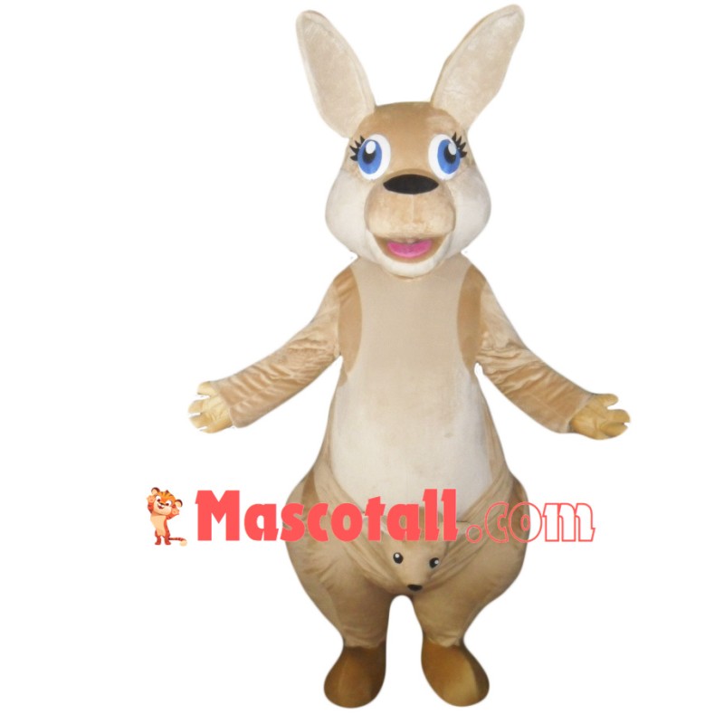 Handmade Plush Material Kangaroo Mascot Costume