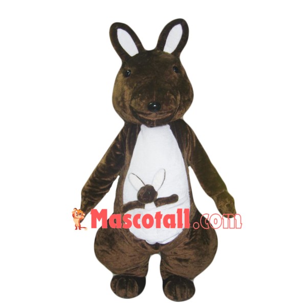Chocolate Kangaroo Mascot Costume