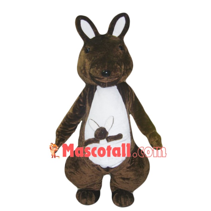 Chocolate Kangaroo Mascot Costume