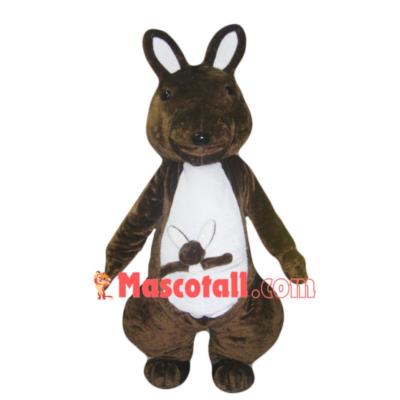 Chocolate Kangaroo Mascot Costume