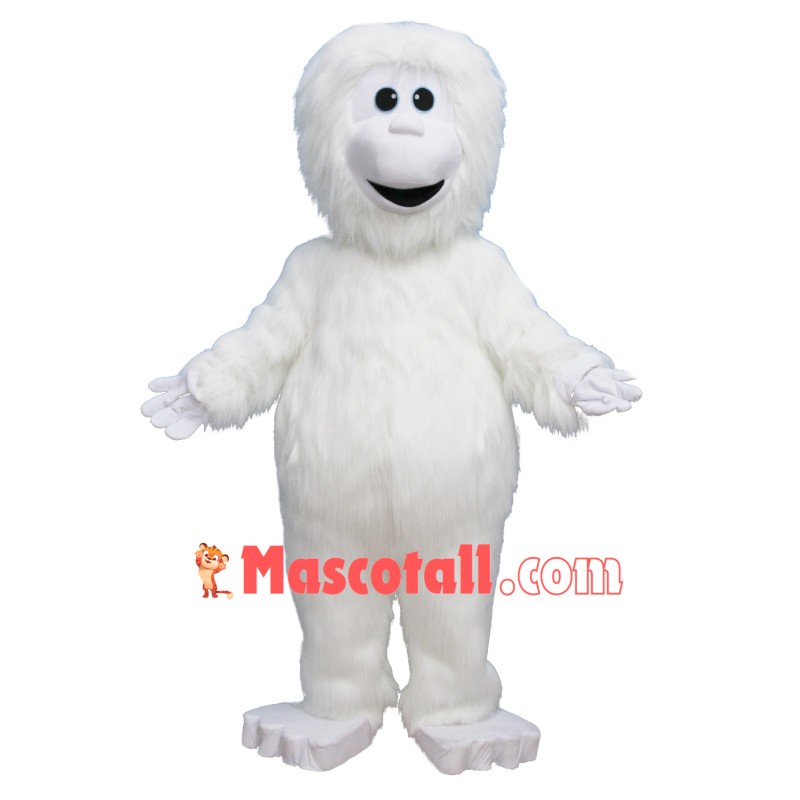 White Yeti Mascot Costume