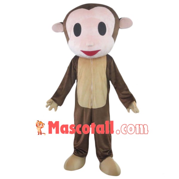 Big Head Monkey Mascot Costume