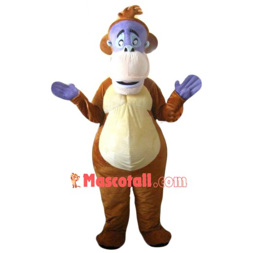 Funny Monkey Mascot Costume 