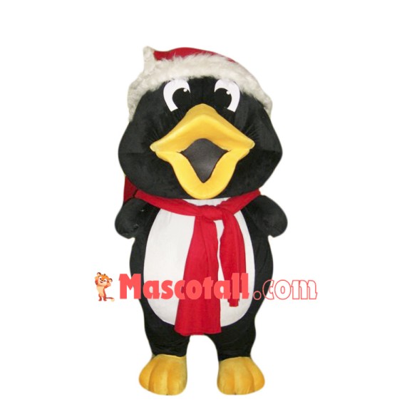 Christmas Penguin Mascot Costume