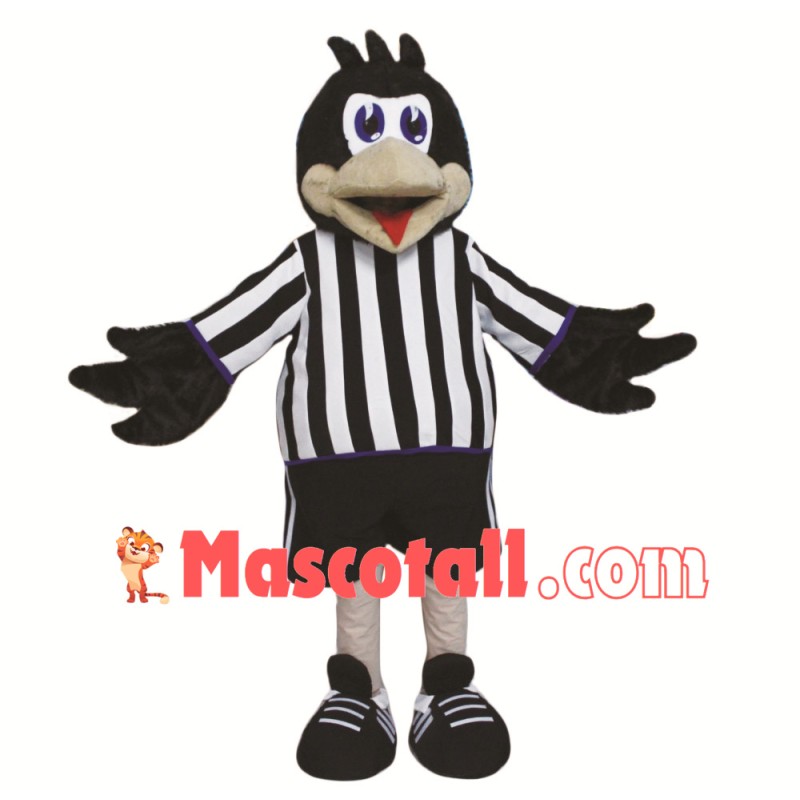 Black Bird Mascot Costume 