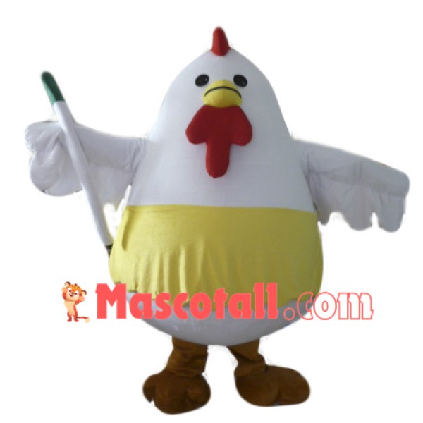Fat Chicken Mascot Costume