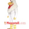 Power White Rooster Mascot Costume