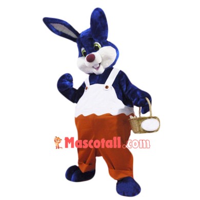 Blue Rabbit Mascot Costume