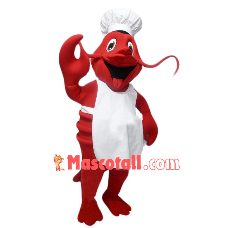 Chef Lobster Mascot Costume