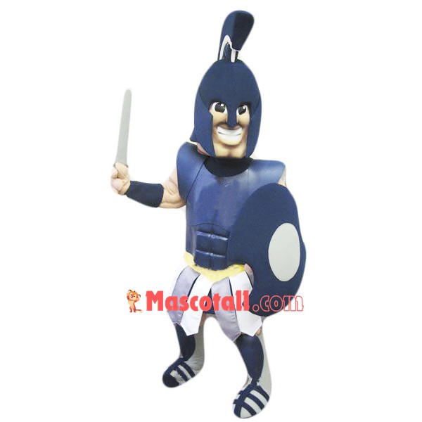 Happy Spartan Titan Trojan Mascot Costume