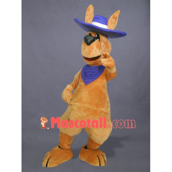 Friendly Adult Kangaroo Mascot Costume