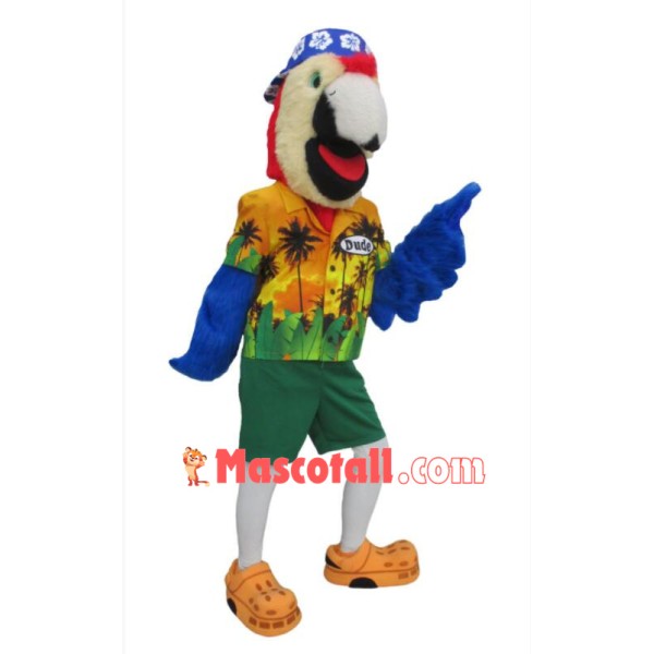 Dude Parrot Mascot Costume