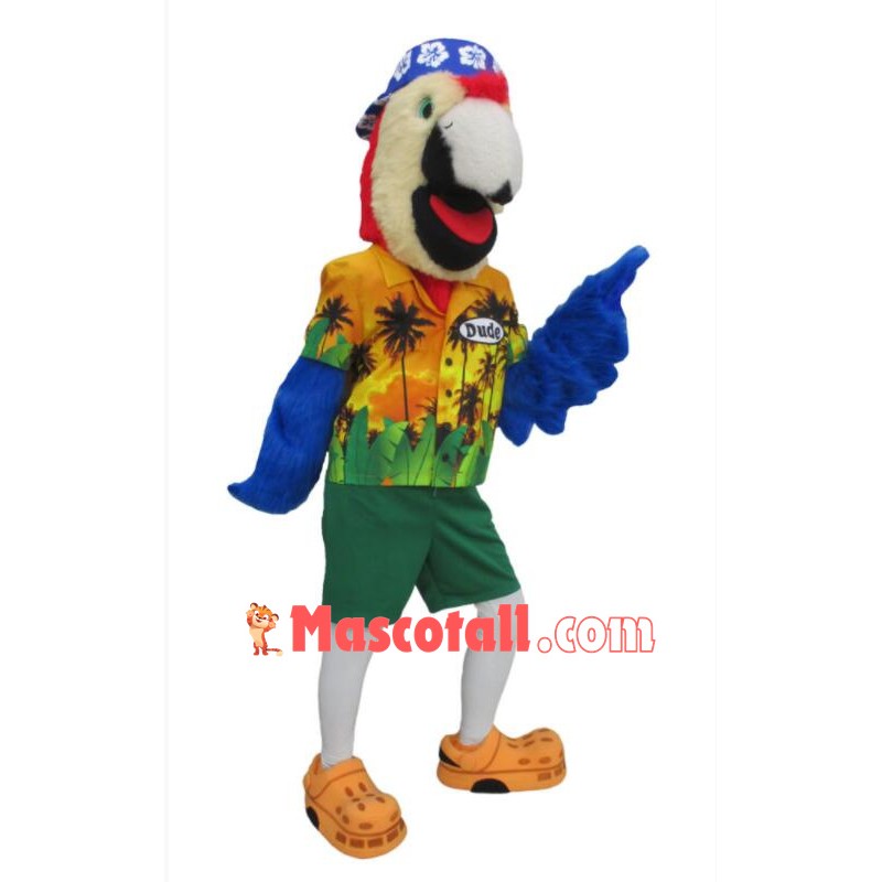 Dude Parrot Mascot Costume