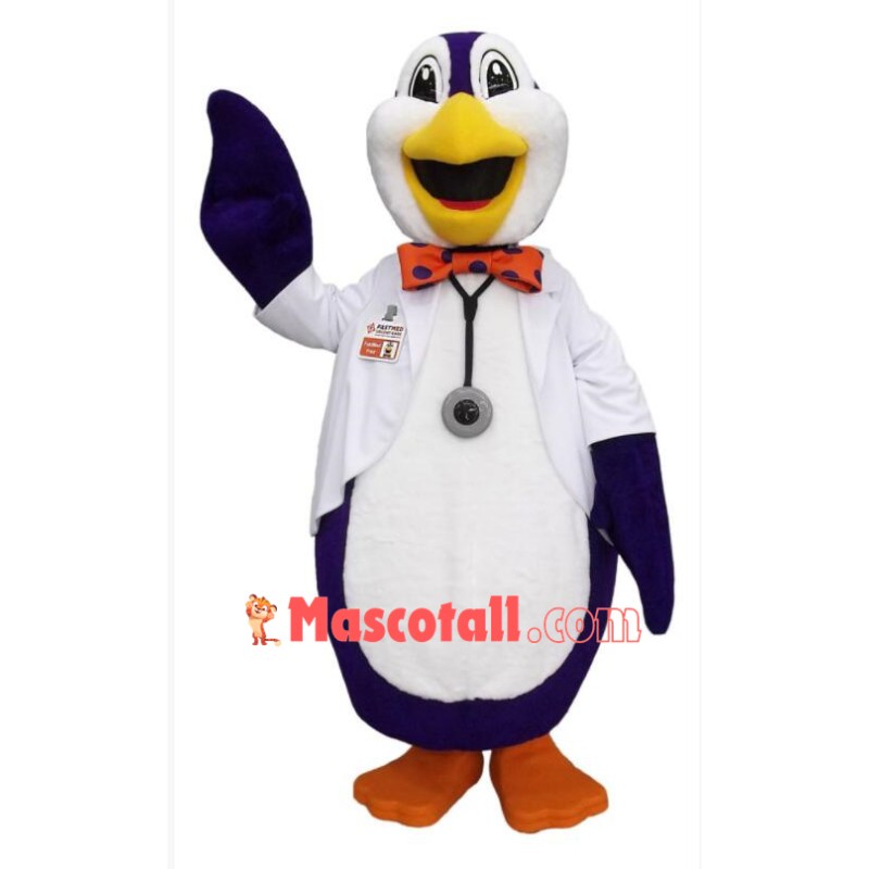 Doctor Penguin Mascot Costume