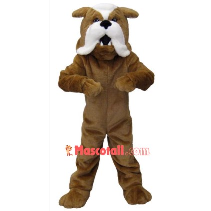 Brown Bulldog Mascot Costumes