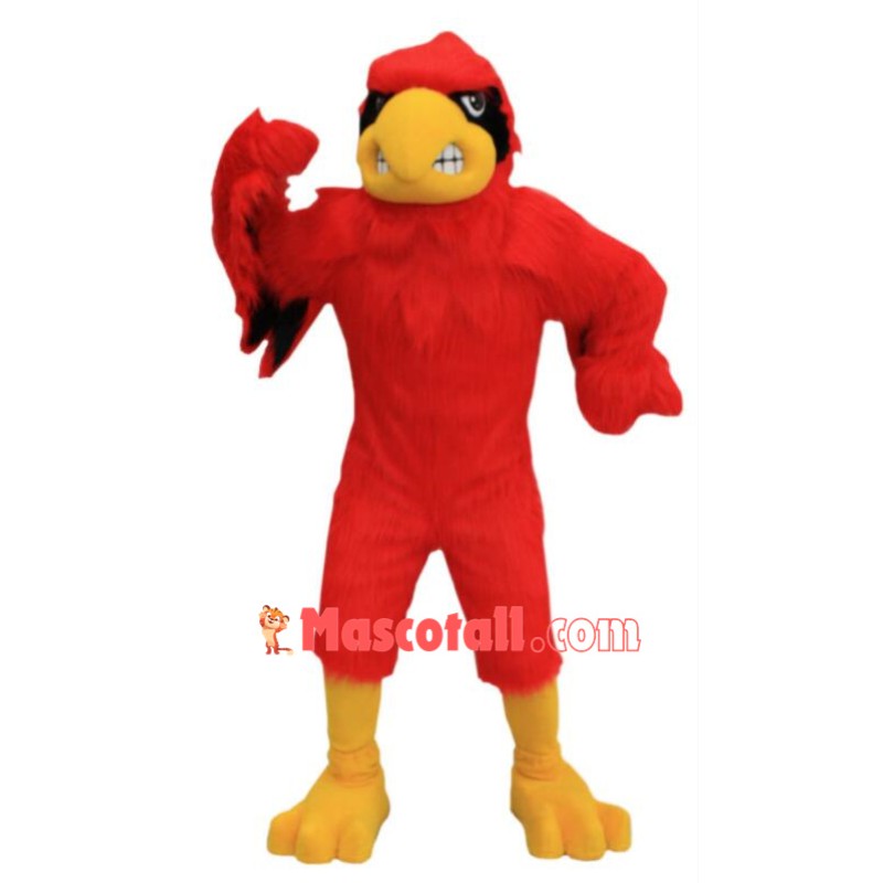 Red Fierce Cardinal Mascot Costume