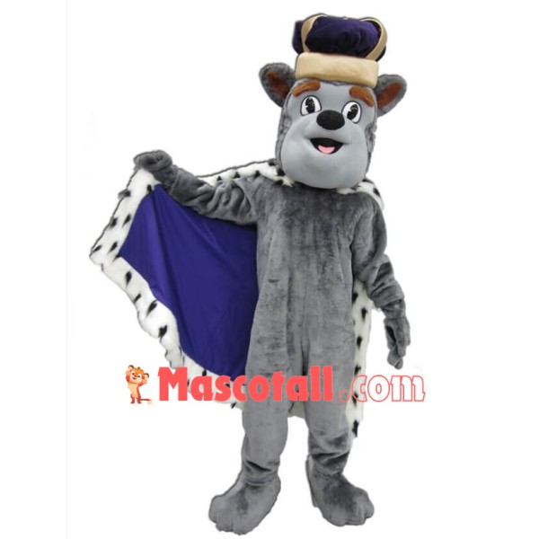 King Duke Dog Mascot Costume