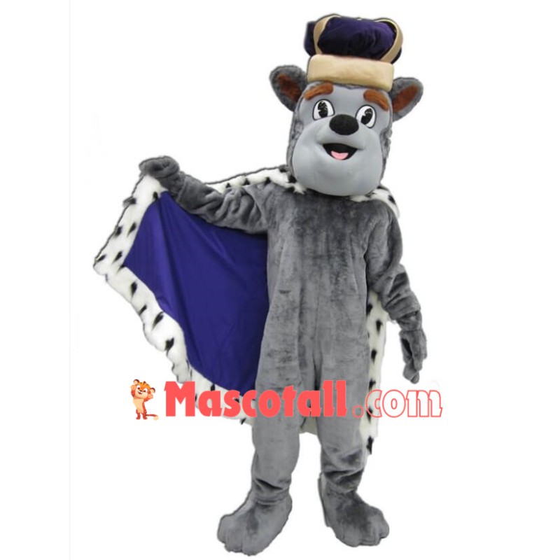 King Duke Dog Mascot Costume