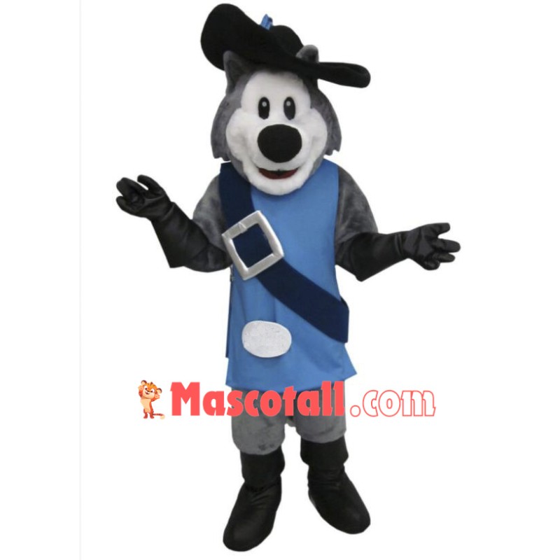 Cute Husky Dog Mascot Costume