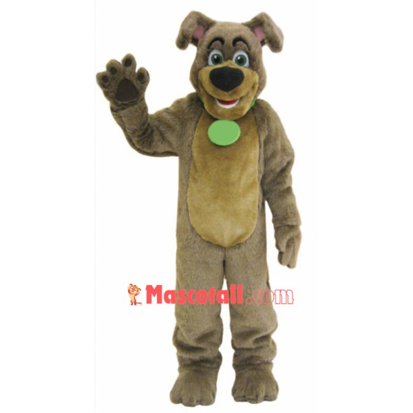 Cute Brown Dog Mascot Costume
