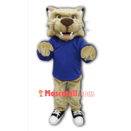 College Bobcat Mascot Costume