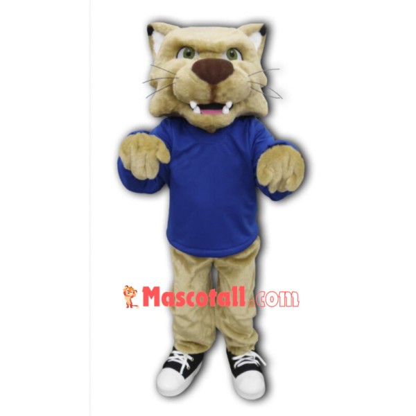 College Bobcat Mascot Costume