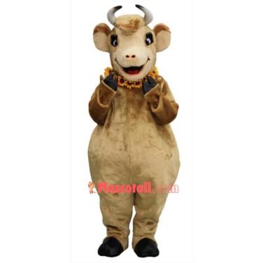 Cute Female Cow Mascot Costume