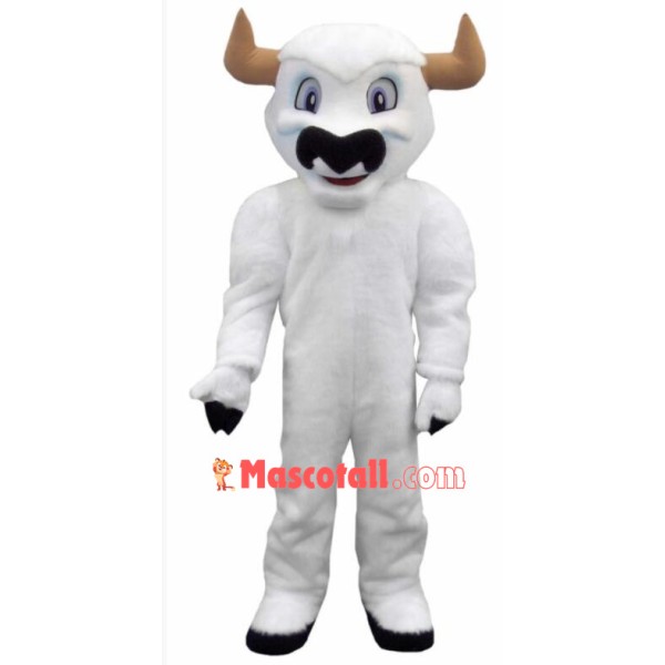 White Buffalo Mascot Costume