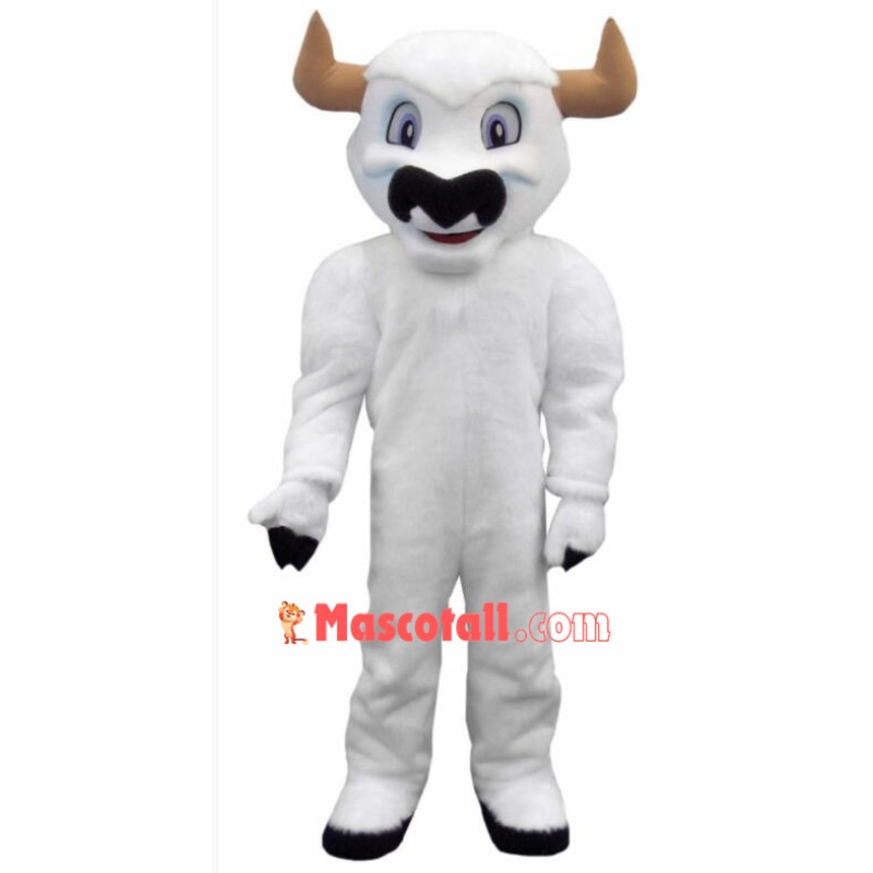 White Buffalo Mascot Costume