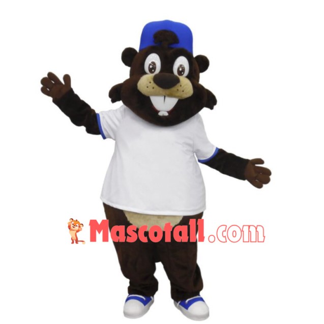 College Beaver Mascot Costume