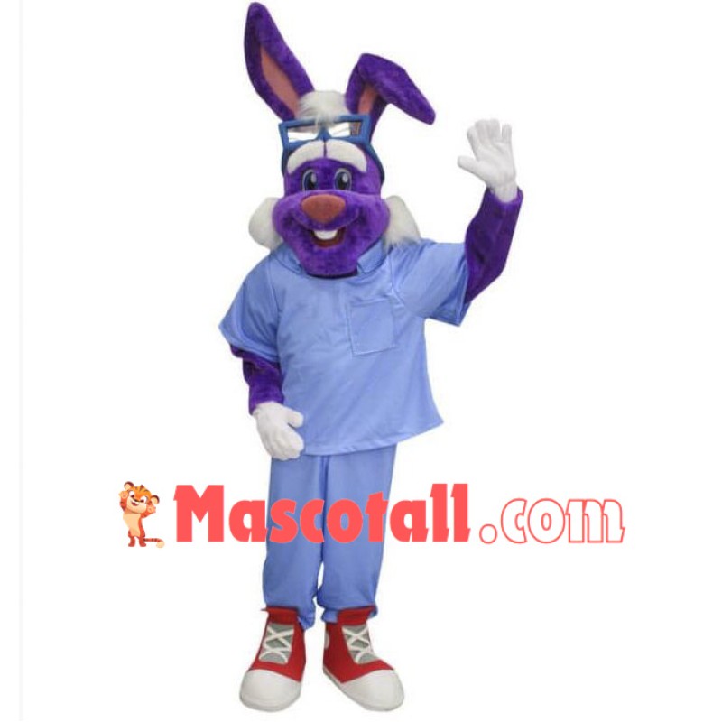 Dr Rabbit Mascot Costume