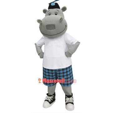Sunny Hippo Mascot Costume