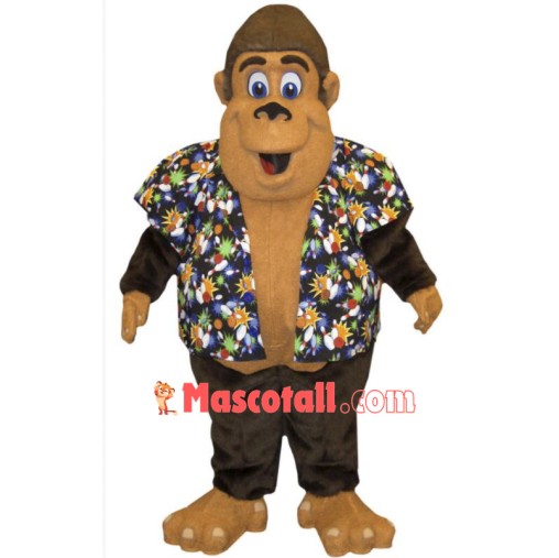 Happy Gorilla Mascot Costume