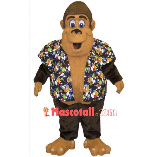 Happy Gorilla Mascot Costume