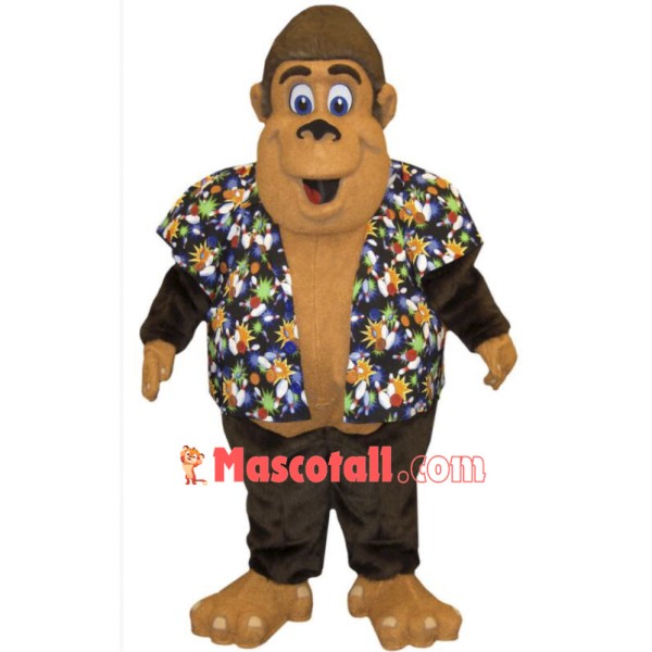 Happy Gorilla Mascot Costume