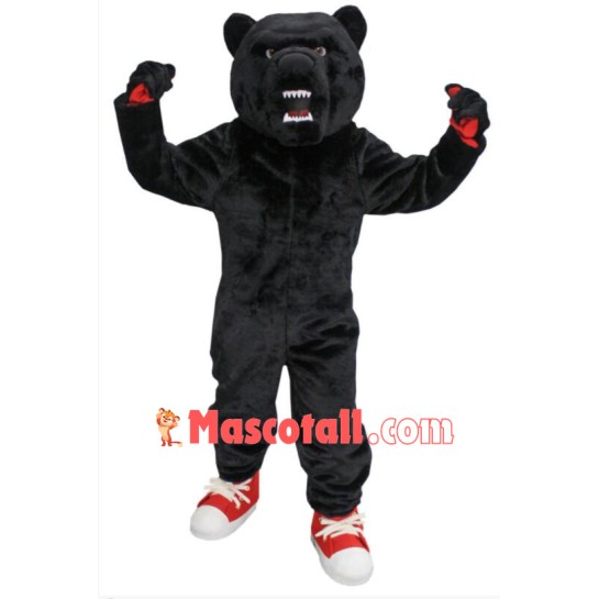 High School Black Bear Mascot Costume