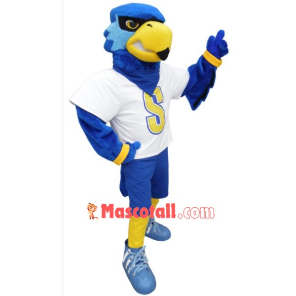 Sport Blue Bird Mascot Costume