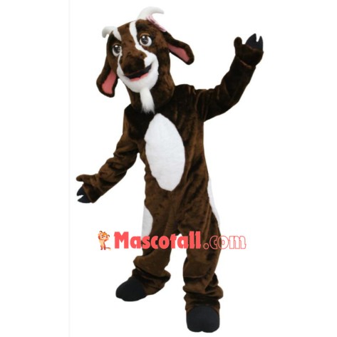 Brown Goat Mascot Costume