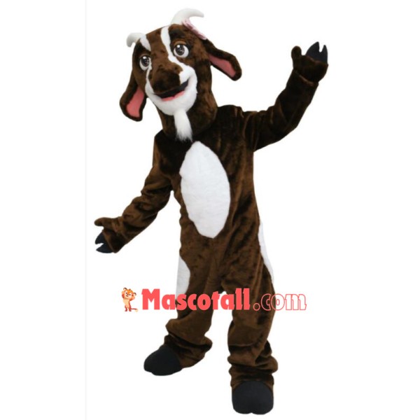 Brown Goat Mascot Costume