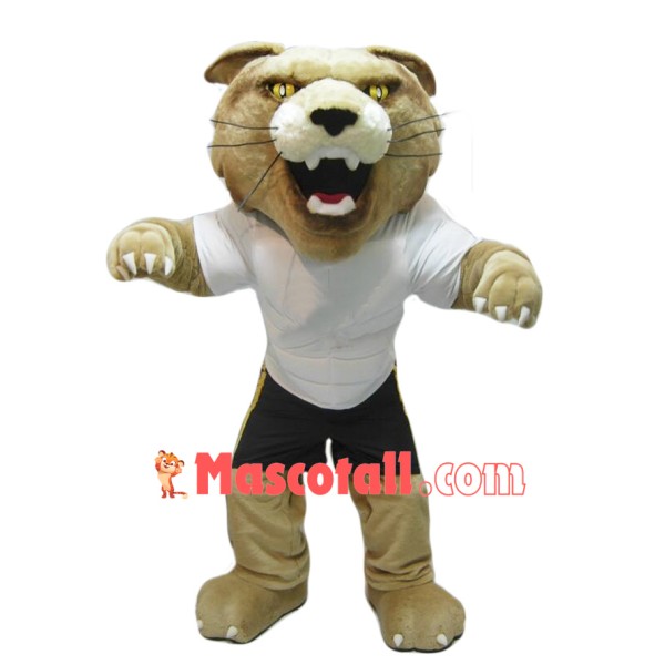 Fierce Wildcat Mascot Costume