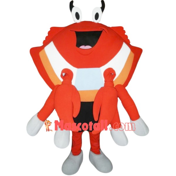 Cute Crab Mascot Costume 