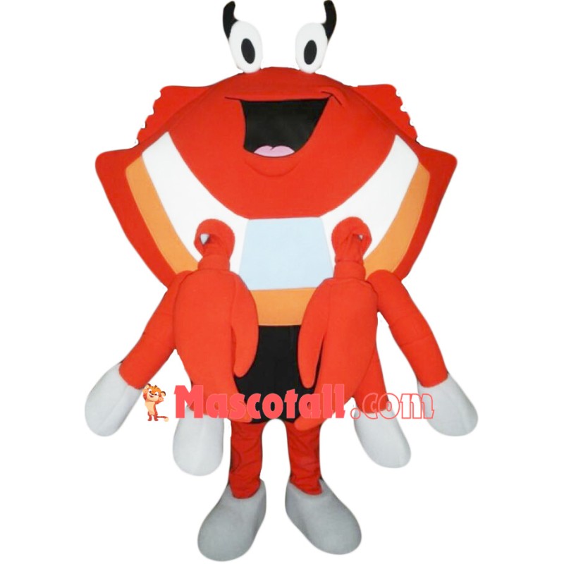 Cute Crab Mascot Costume 