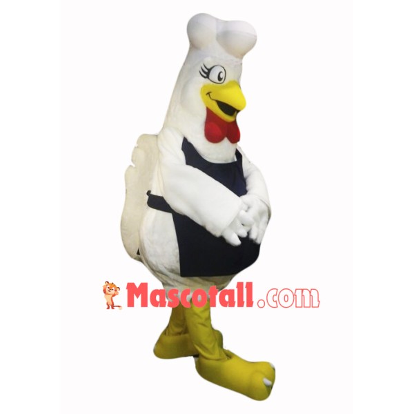 White Chicken Mascot Costume