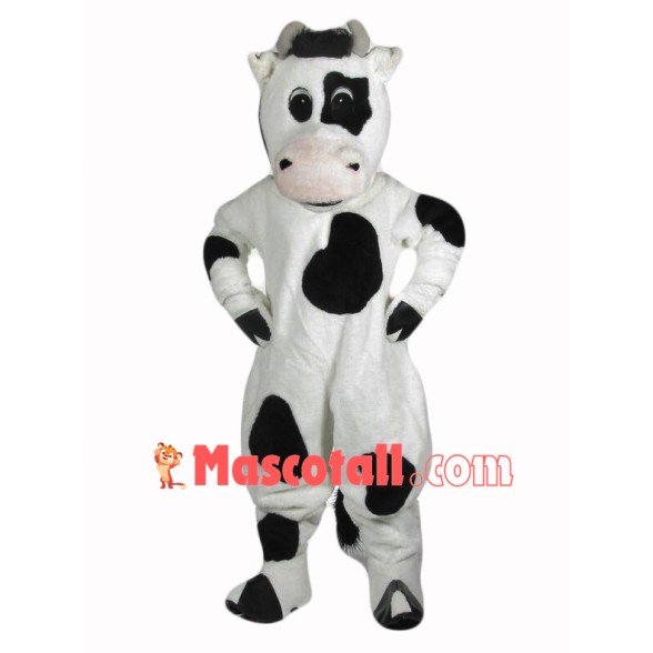 Cute Cow Mascot Costume 