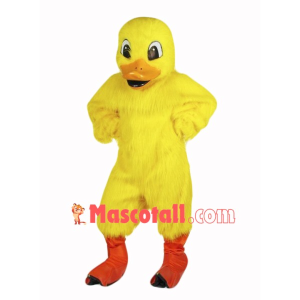 Cute Yellow Duck Mascot Costume