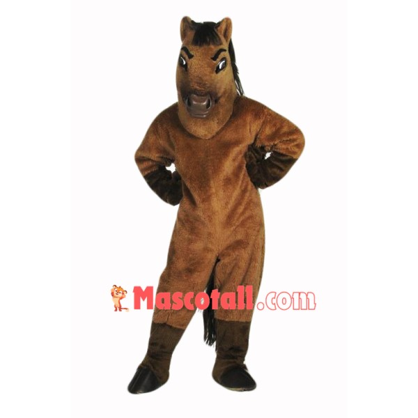 Brown Horse Mascot Costume