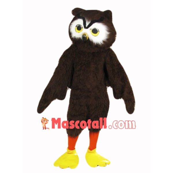 Cute Brown Owl Mascot Costume