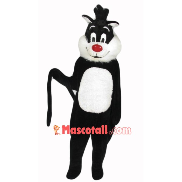 Black Cat Mascot Costume